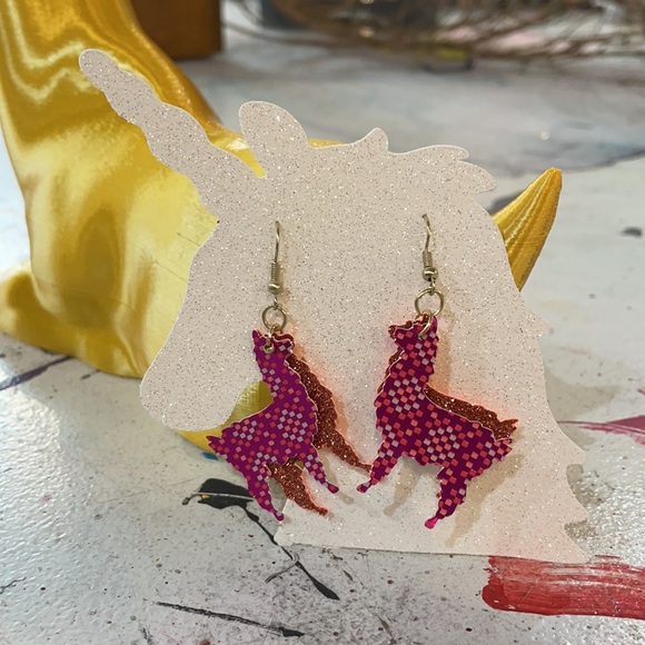 Llama Love!! Glitter and pink all my favorite colors!! - Picture 2 of 6